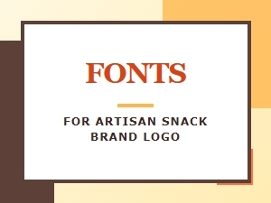 Crafting the Perfect Font for Your Artisan Snack Logo